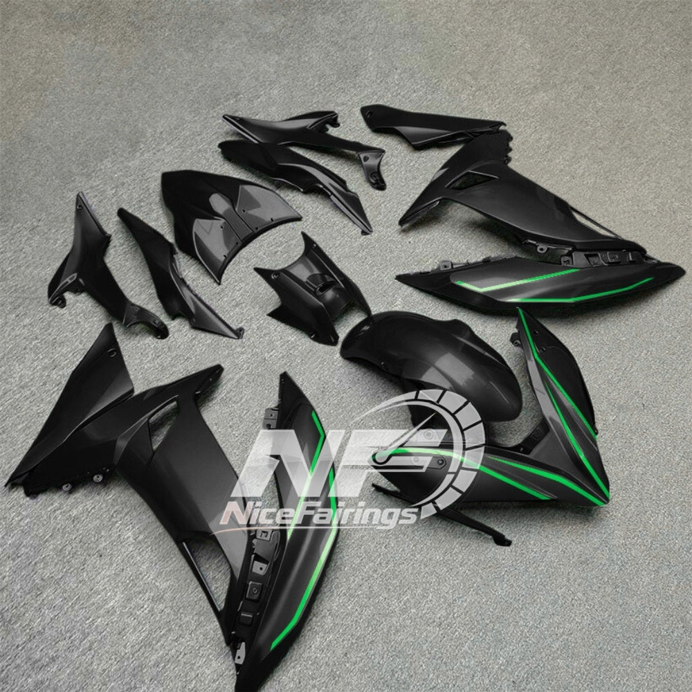 Ninja 650 ER-6F Painted Fairing Body Kit Style 32 | NiceFairings - front angle image