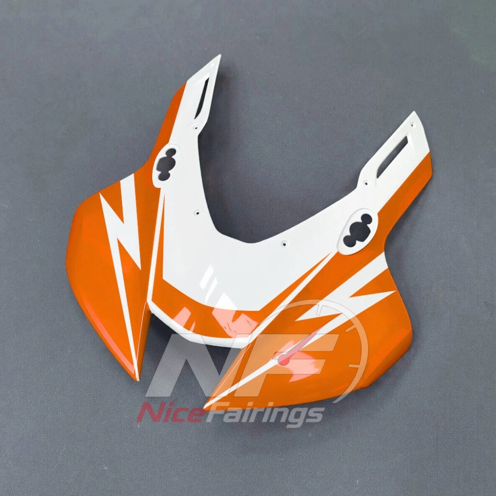 For Honda CBR1000RR-R SP 2024-2026 Orange Black Motorcycle Fairing Kit with Aftermarket Body Panels | NiceFairings - front angle image