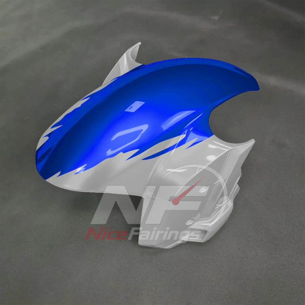 For BMW S1000RR 2025-2026 Blue Black ABS Body Kit with Street and Track Fairing Panels | NiceFairings - front angle image