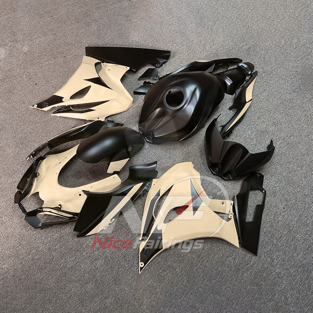 For Suzuki GSX-R1000 K17 2017-2026 Custom Fairings Yellow Black ABS Sportbike Plastics | NiceFairings - front angle image