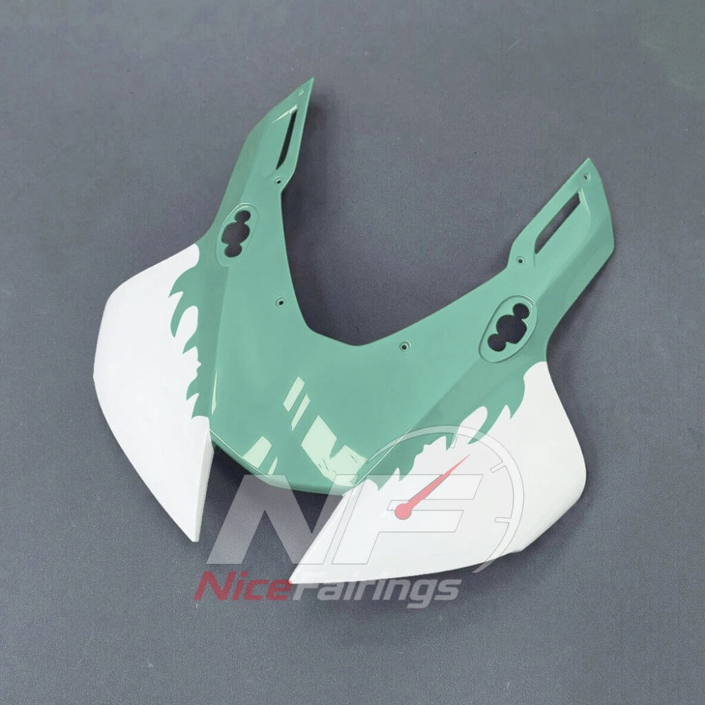 For Honda CBR1000RR-R SP 2024-2026 Green Black Sportbike Fairing Set with Custom Painted Plastics | NiceFairings - front angle image