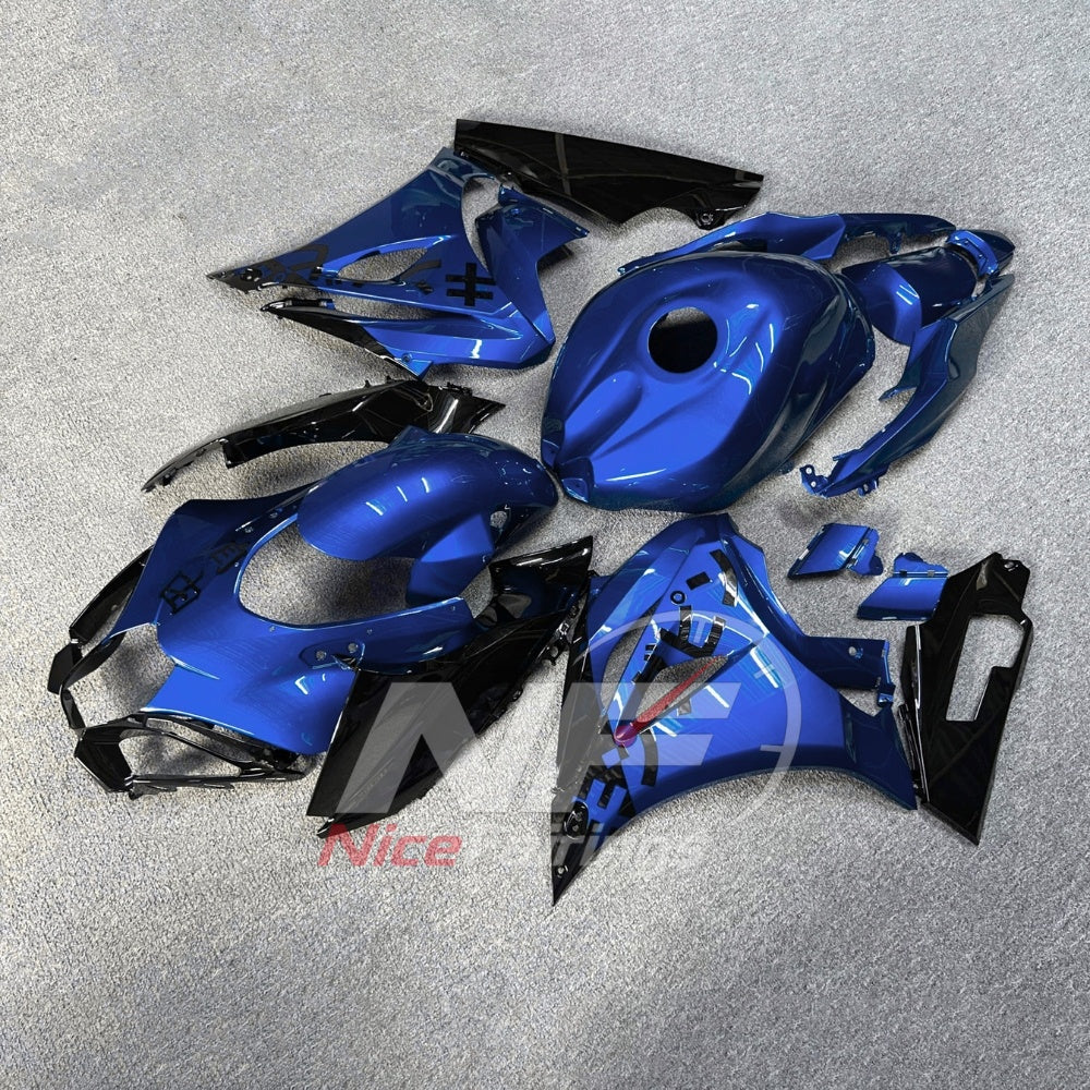 For Suzuki GSXR1000 K17 2017-2026 Painted ABS Fairings Blue Complete Bodywork | NiceFairings - front angle image