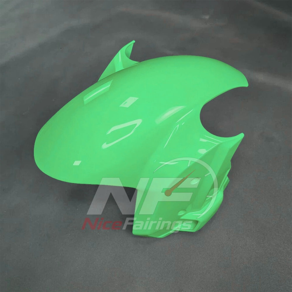 For BMW S1000RR 2025-2026 Blue Black Sportbike Fairing Set with Custom Painted Plastics | NiceFairings - front angle image