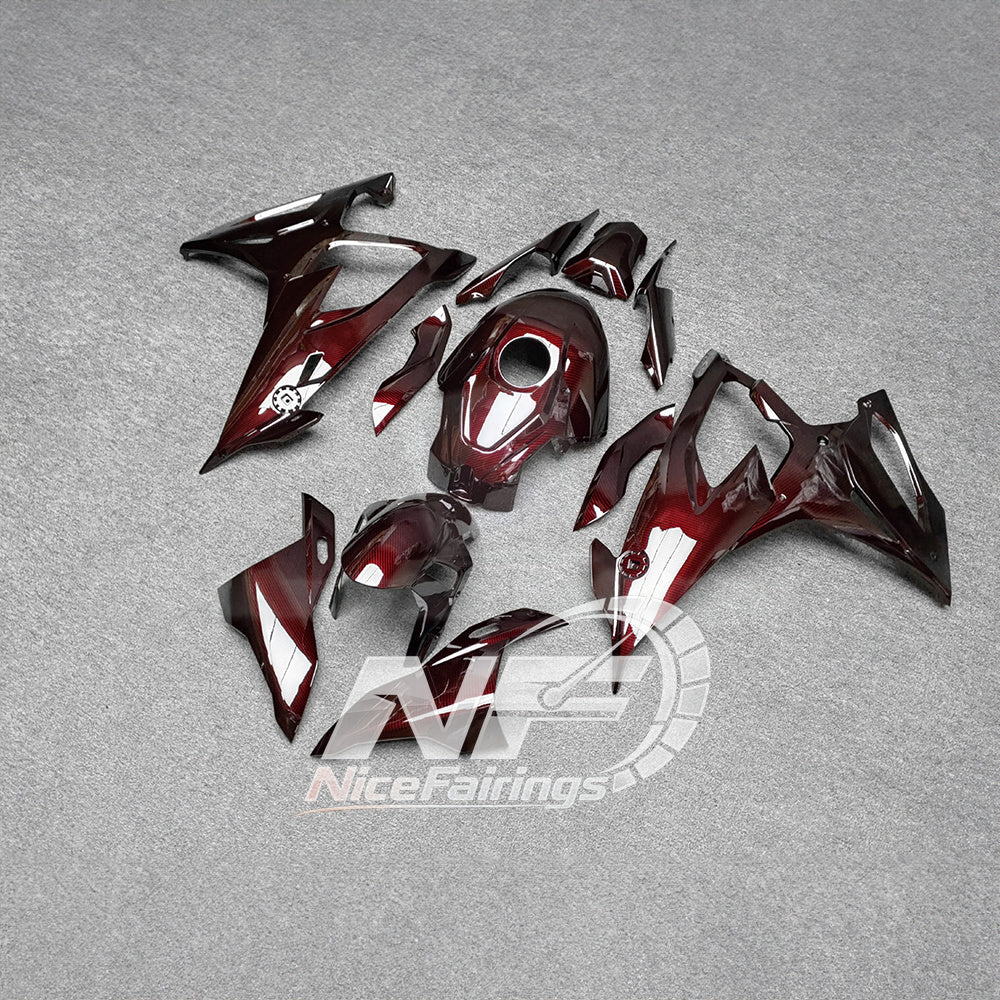 For BMW S1000RR 2019-2022 Race Replica Premium Edition Custom Painted ABS Body Kit For Street Or Track | NiceFairings - front angle image