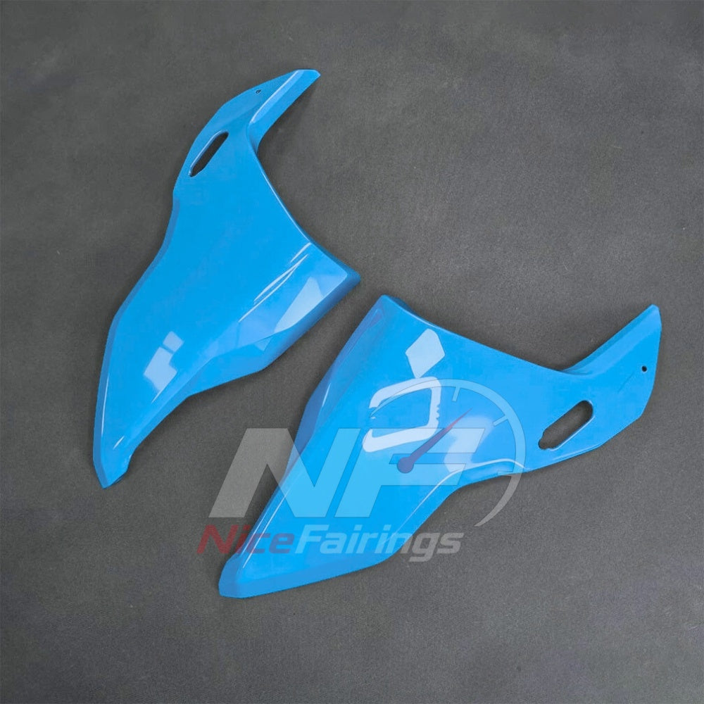 For BMW S1000RR 2025-2026 Blue Black ABS Fairing Kit with Painted Bodywork and Replacement Panels | NiceFairings - front angle image