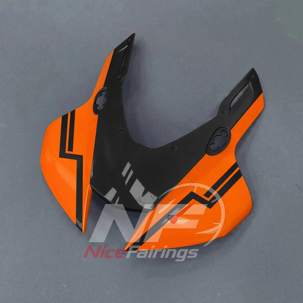 For Honda CBR1000RR-R SP 2024-2026 Orange Black Motorcycle Fairing Kit with Aftermarket Body Panels | NiceFairings - front angle image