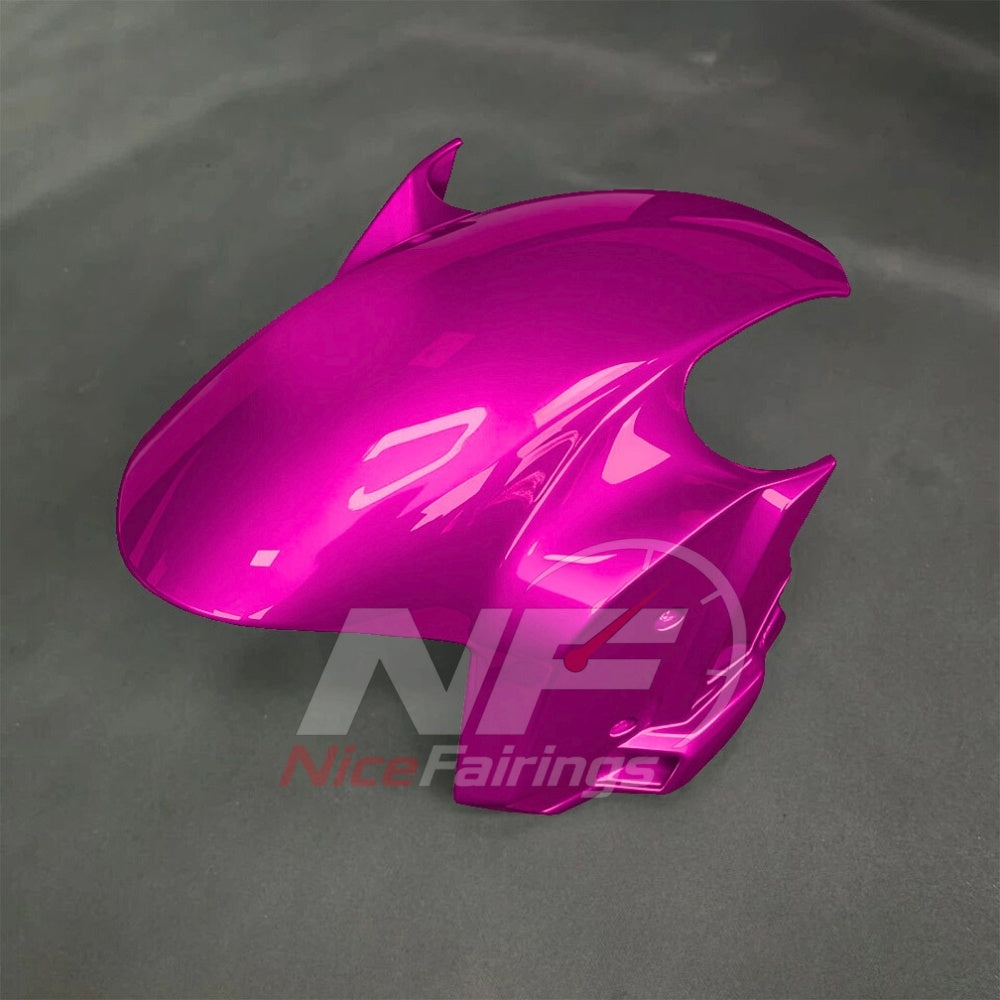 For BMW S1000RR 2025-2026 Pink Black Custom Fairings with ABS Sportbike Plastics and Full Body Kit | NiceFairings - front angle image