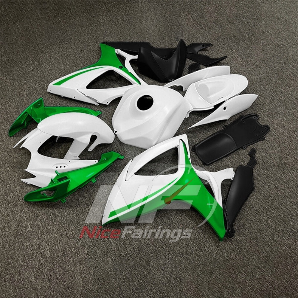 For Suzuki GSXR600 GSXR750 K6 2006-2007 Motorcycle Fairing Kit Gray Body Panels | NiceFairings - front angle image