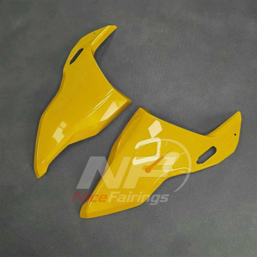 For BMW S1000RR 2025-2026 Yellow Black Sportbike Fairing Set with Custom Painted Plastics | NiceFairings - front angle image