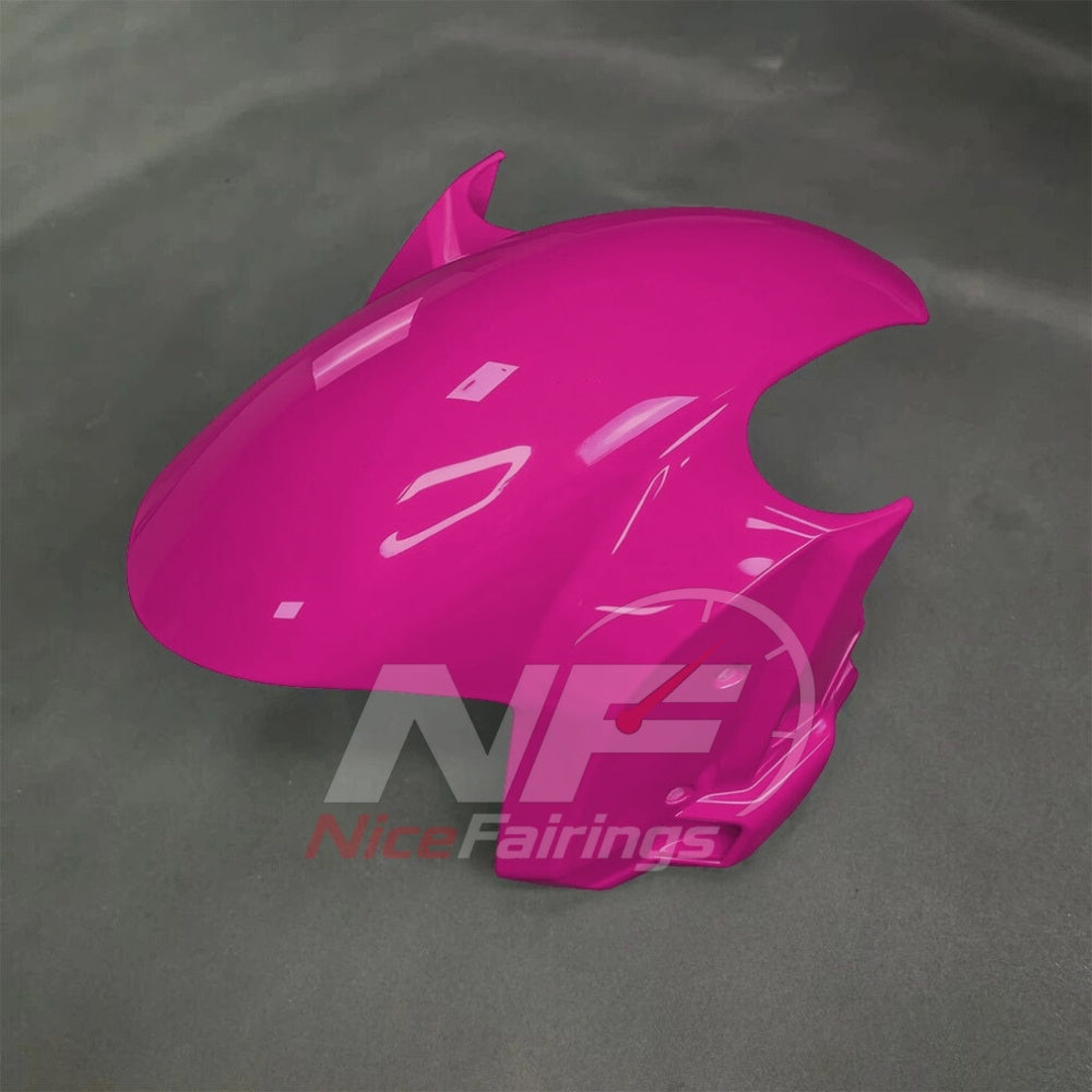 For BMW S1000RR 2025-2026 Pink Black Painted ABS Fairings with Complete Replacement Bodywork | NiceFairings - front angle image