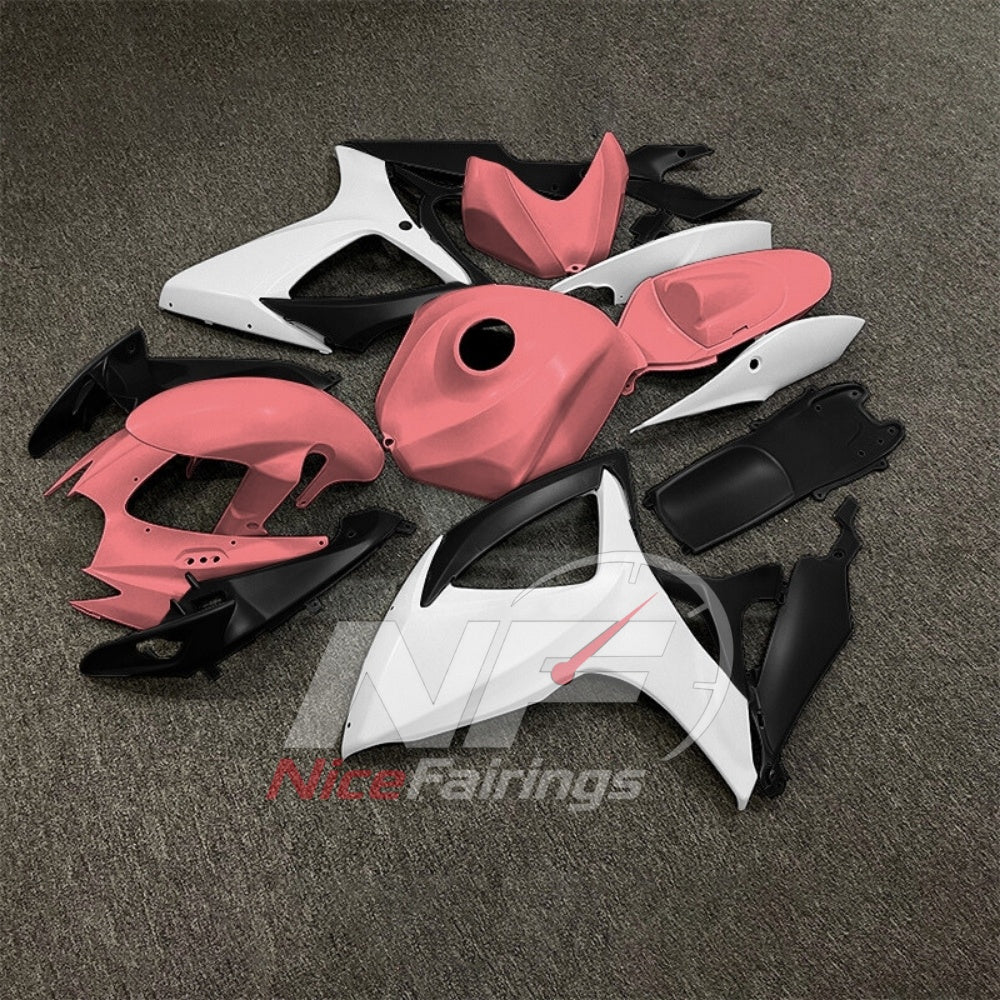 For Suzuki GSXR600 GSXR750 K6 2006-2007 Motorcycle Fairing Kit Gray Body Panels | NiceFairings - front angle image