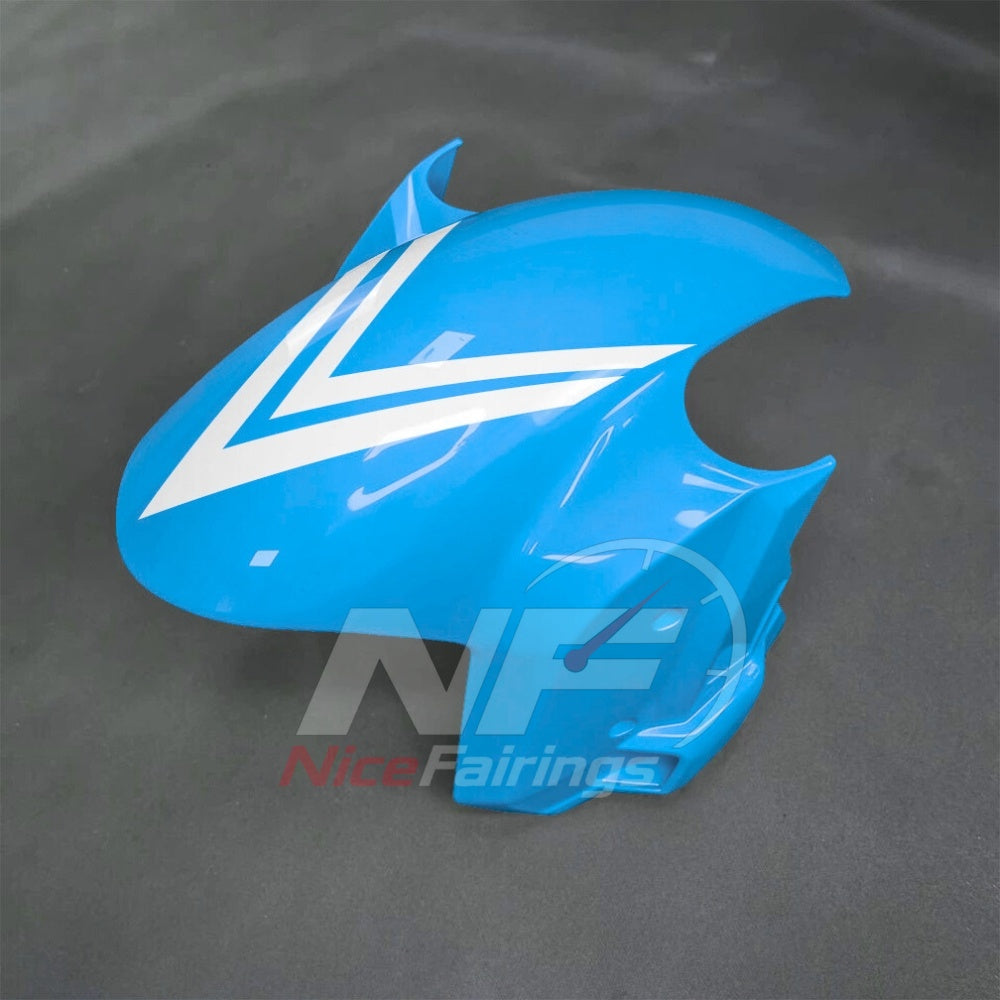 For BMW S1000RR 2025-2026 Blue Black ABS Body Kit with Street and Track Fairing Panels | NiceFairings - front angle image