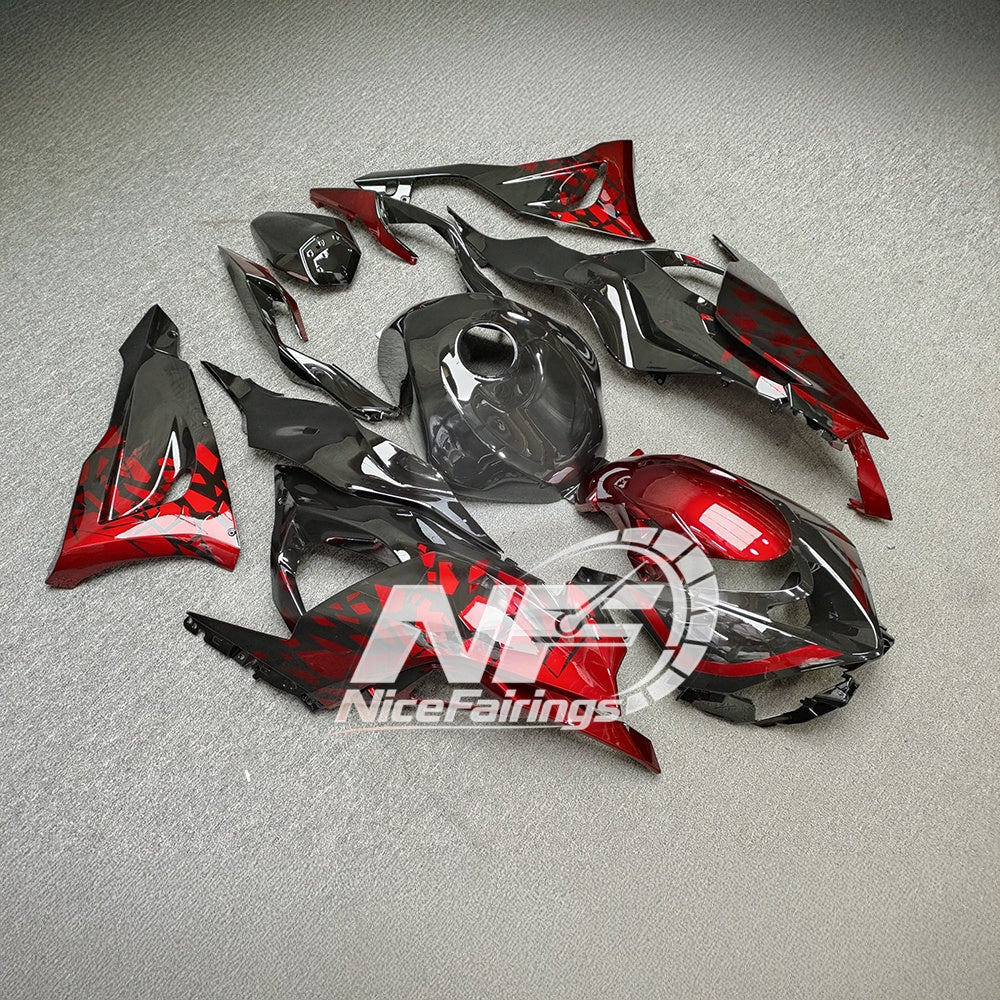 For Kawasaki Ninja ZX6R 636 2024-2025 Sportbike Plastics Gloss White Special Edition | NiceFairings - front angle image