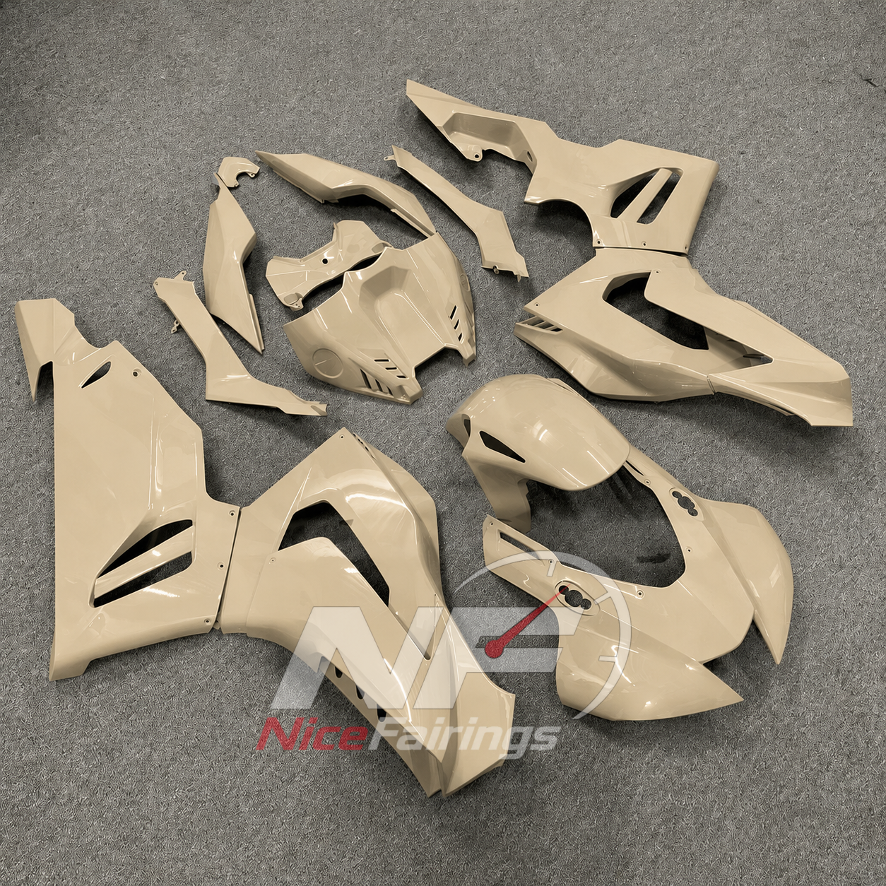 Pearl White ABS fairing kit for Honda CBR1000RR-R 2020-2023, design D18-P23 - image 2