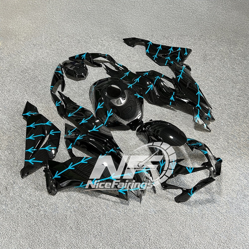 For Kawasaki Ninja ZX-6R 636 2019-2023 Custom Fairings Full Body Kit Signature Edition | NiceFairings - front angle image
