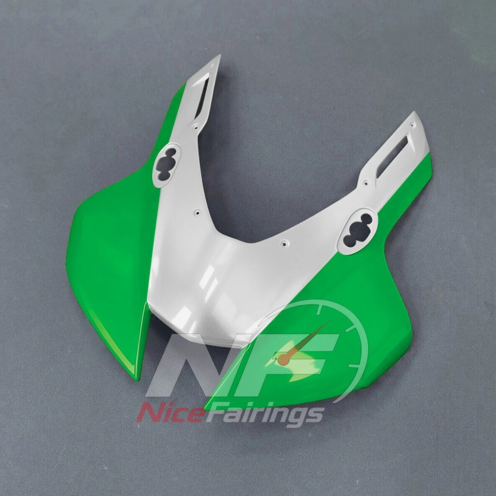 For Honda CBR1000RR-R 2024-2026 Green Black Custom Fairings with ABS Sportbike Plastics and Full Body Kit | NiceFairings - front angle image