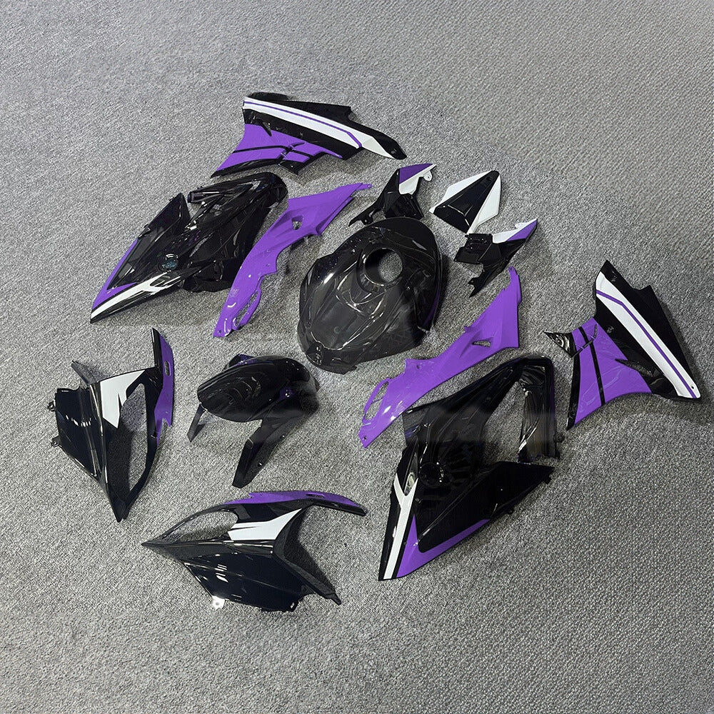 For BMW S1000RR 2017-2018 Custom Graphics Tank Cover Edition Motorcycle Fairing Kit, Aftermarket ABS Body Panels | NiceFairings - front angle image