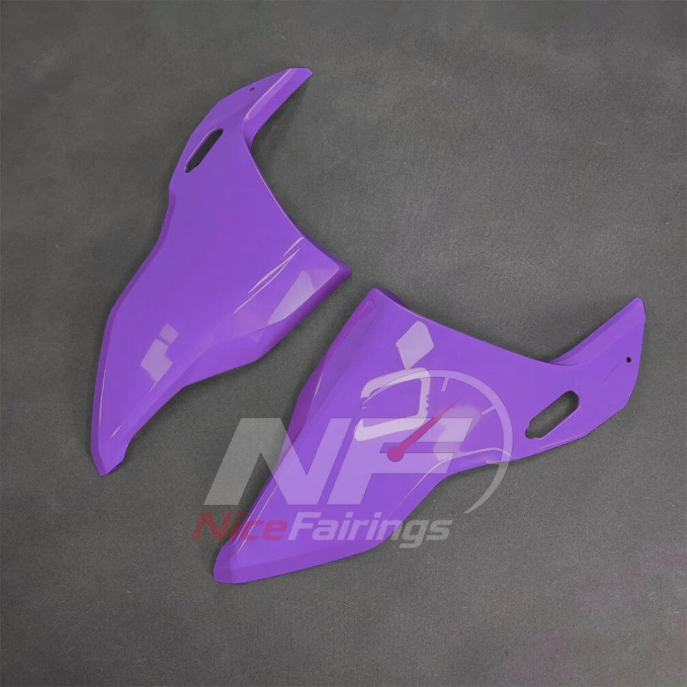For BMW S1000RR 2025-2026 Purple Black ABS Body Kit with Street and Track Fairing Panels | NiceFairings - front angle image