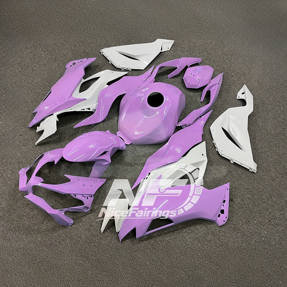 ZX6R 636 2019-2023 Painted Motorcycle Bodywork Gloss White Tank Cover | NiceFairings - front angle image