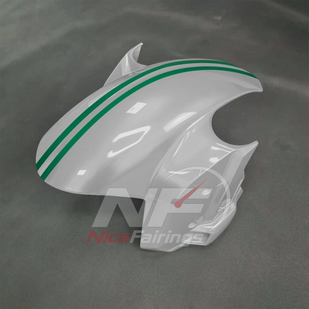 For BMW S1000RR 2025-2026 Green Black Motorcycle Fairing Kit with Aftermarket Body Panels | NiceFairings - front angle image