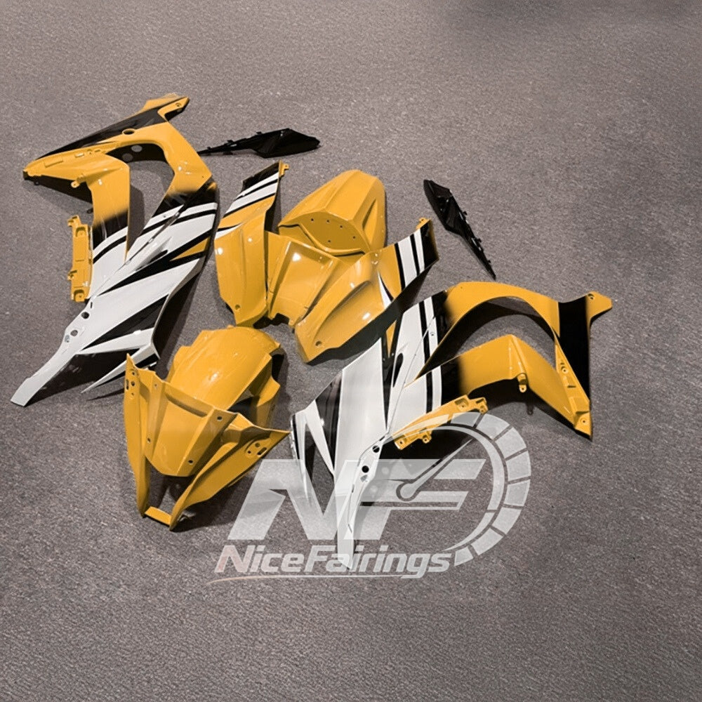 For KAWASAKI ZX10R 2011-2015 Custom Sportbike Fairings | NiceFairings - side angle image