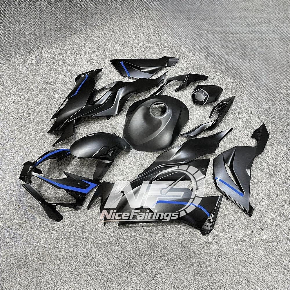 Kawasaki ZX-6R 636 2019-2023 Replacement Fairing Set Race Replica Tank Cover | NiceFairings - side angle image