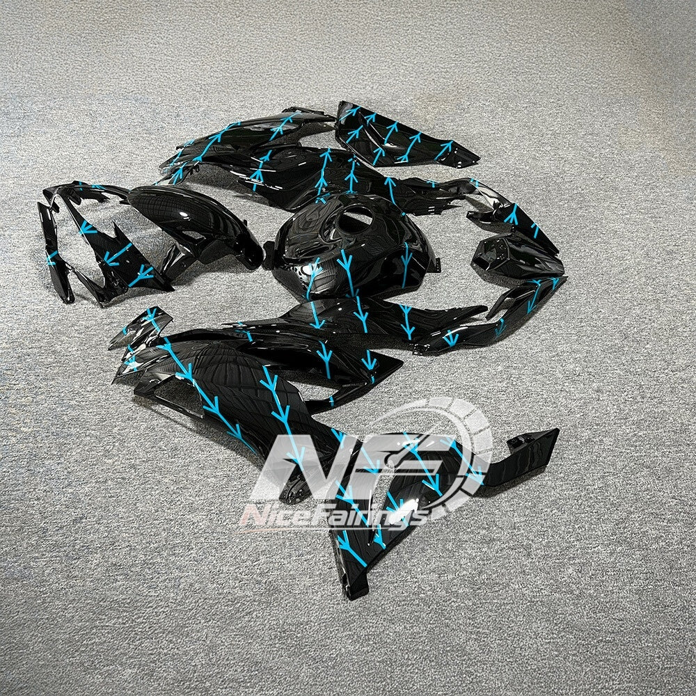 For Kawasaki Ninja ZX-6R 636 2019-2023 Custom Fairings Full Body Kit Signature Edition | NiceFairings - side angle image