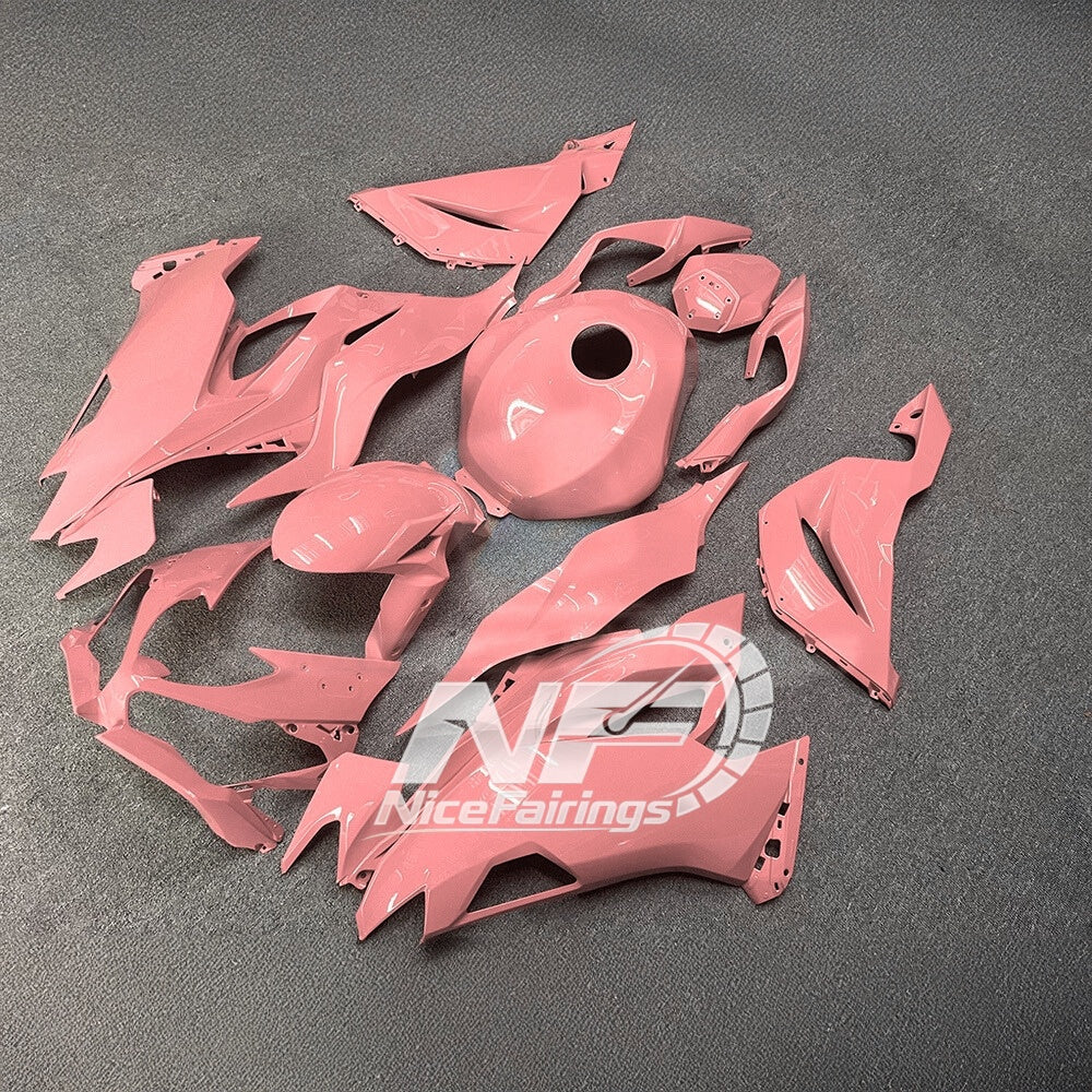 Kawasaki ZX6R 636 Custom Painted ABS Body Kit Lime Green Tank Cover | NiceFairings - side angle image
