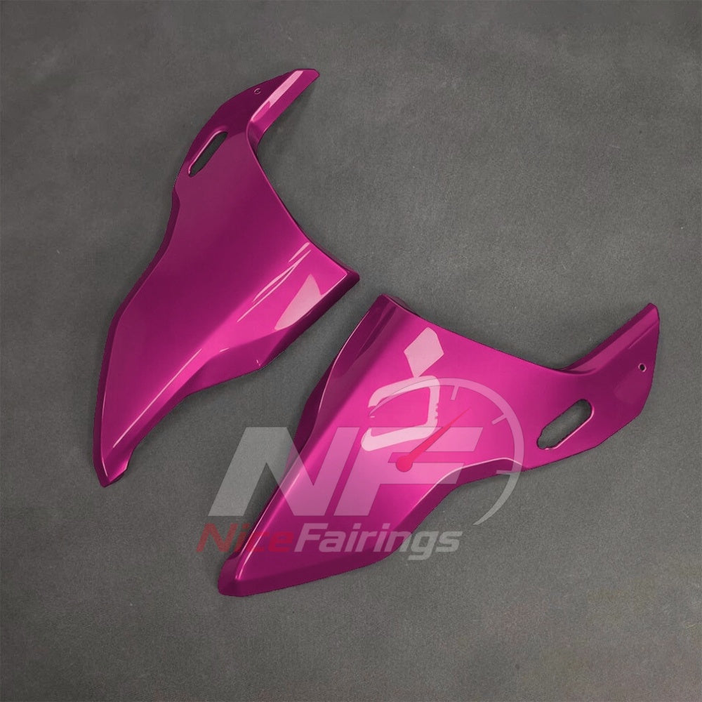 For BMW S1000RR 2025-2026 Pink Black ABS Body Kit with Street and Track Fairing Panels | NiceFairings - side angle image