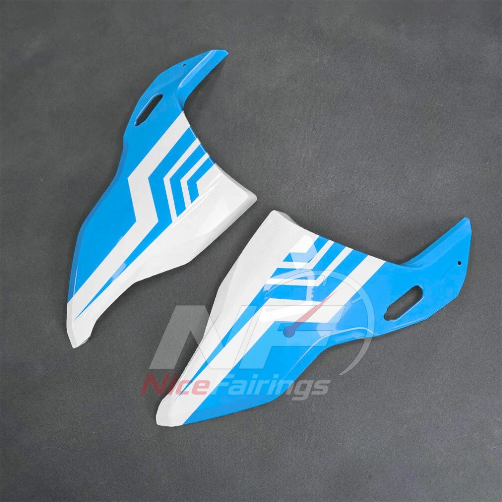 For BMW S1000RR 2025-2026 Blue Black ABS Body Kit with Street and Track Fairing Panels | NiceFairings - side angle image