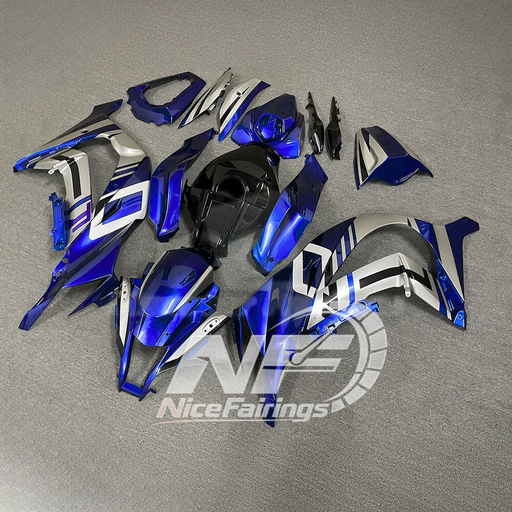 Ninja ZX10R 2011-2015 ABS Body Panels Fairing Set | NiceFairings - side angle image