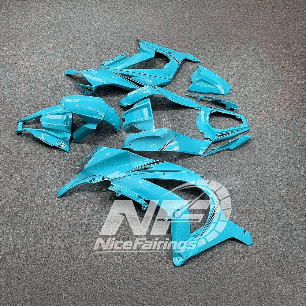 For Ninja ZX10R 2011-2015 Full Motorcycle Bodywork Kit | NiceFairings - side angle image