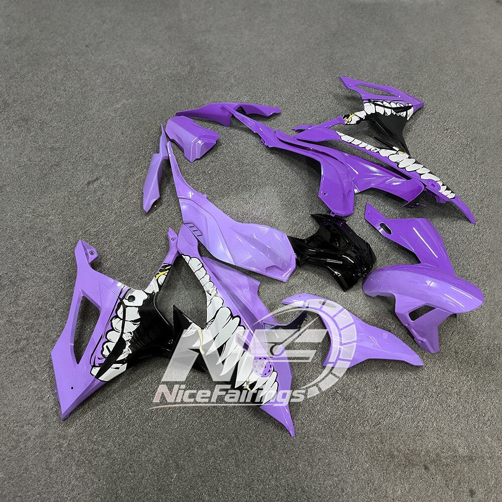 For BMW S1000RR 2019-2022 Full Body Kit Custom Painted ABS Body Kit With Tank Cover | NiceFairings - side angle image