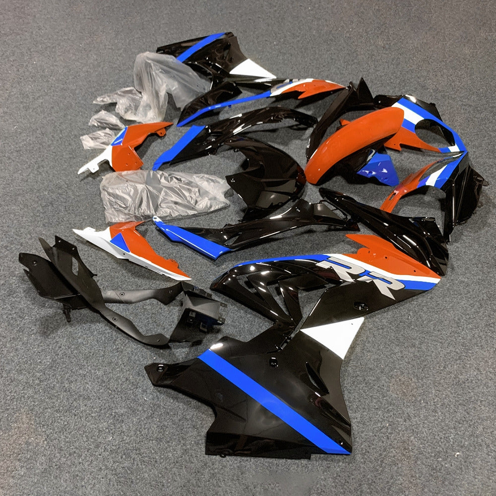 For BMW S1000RR 2017-2018 Aftermarket Panels Standard No Tank Cover Custom Painted ABS Body Kit For Street Or Track | NiceFairings - side angle image