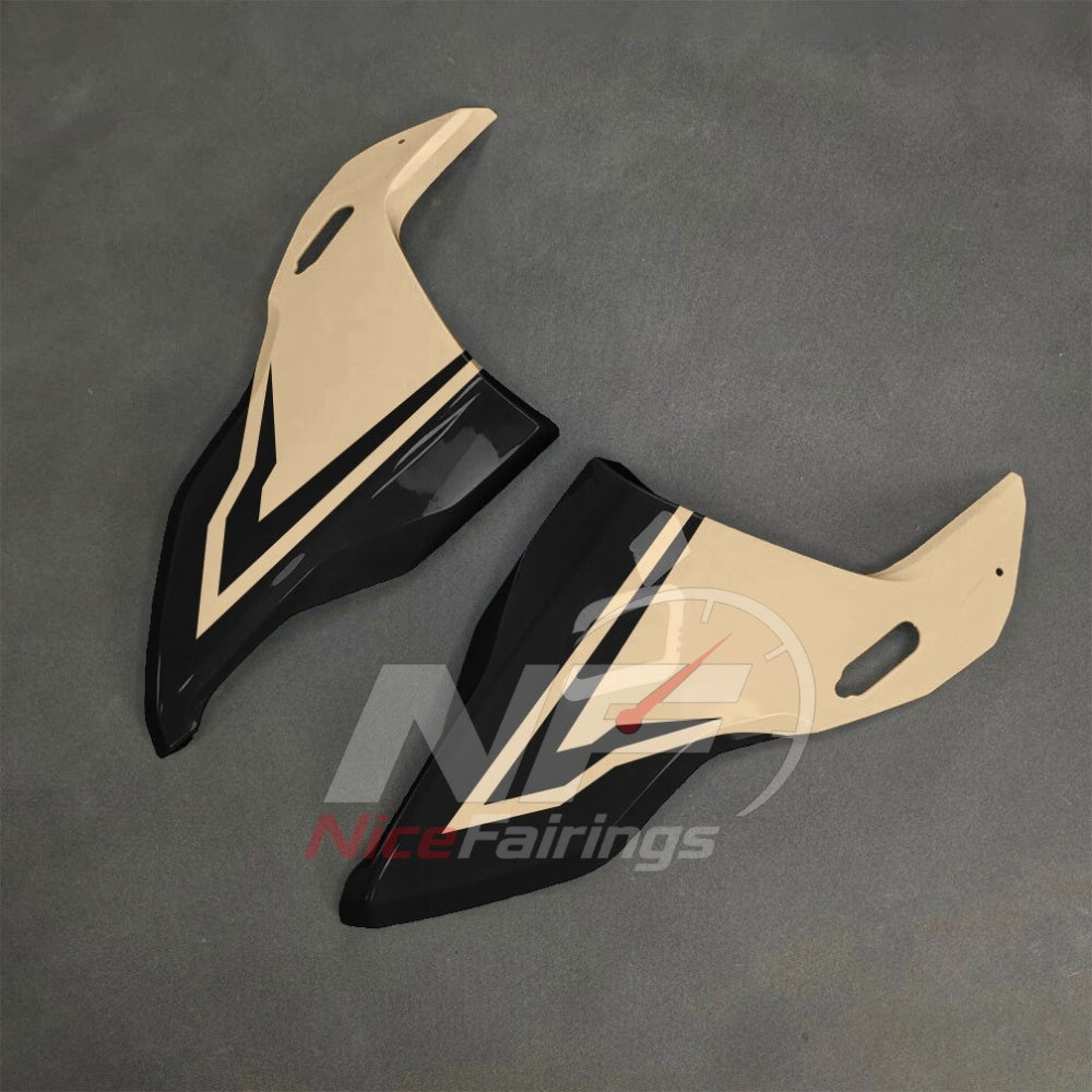 For BMW S1000RR 2025-2026 Yellow Black ABS Fairing Kit with Painted Bodywork and Replacement Panels | NiceFairings - side angle image