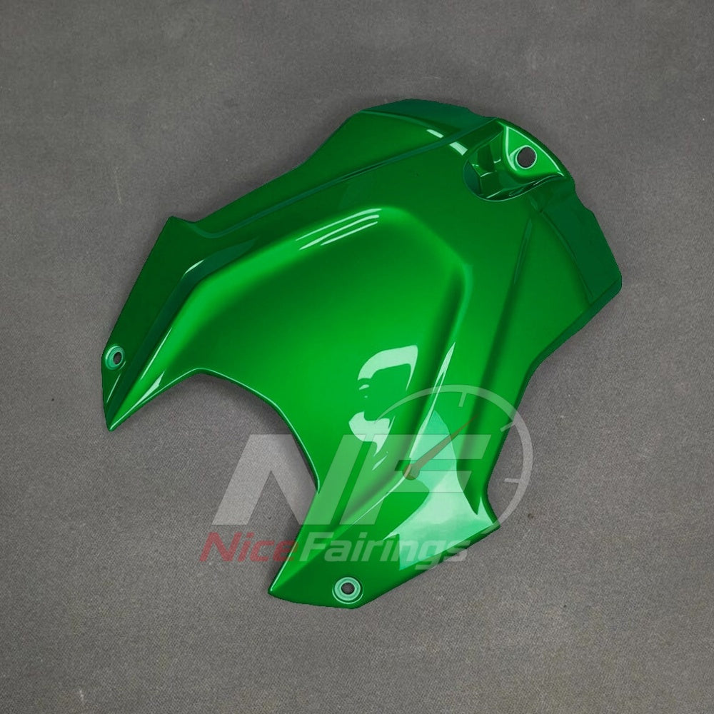 For BMW S1000RR 2025-2026 Green Black ABS Body Kit with Street and Track Fairing Panels | NiceFairings - side angle image