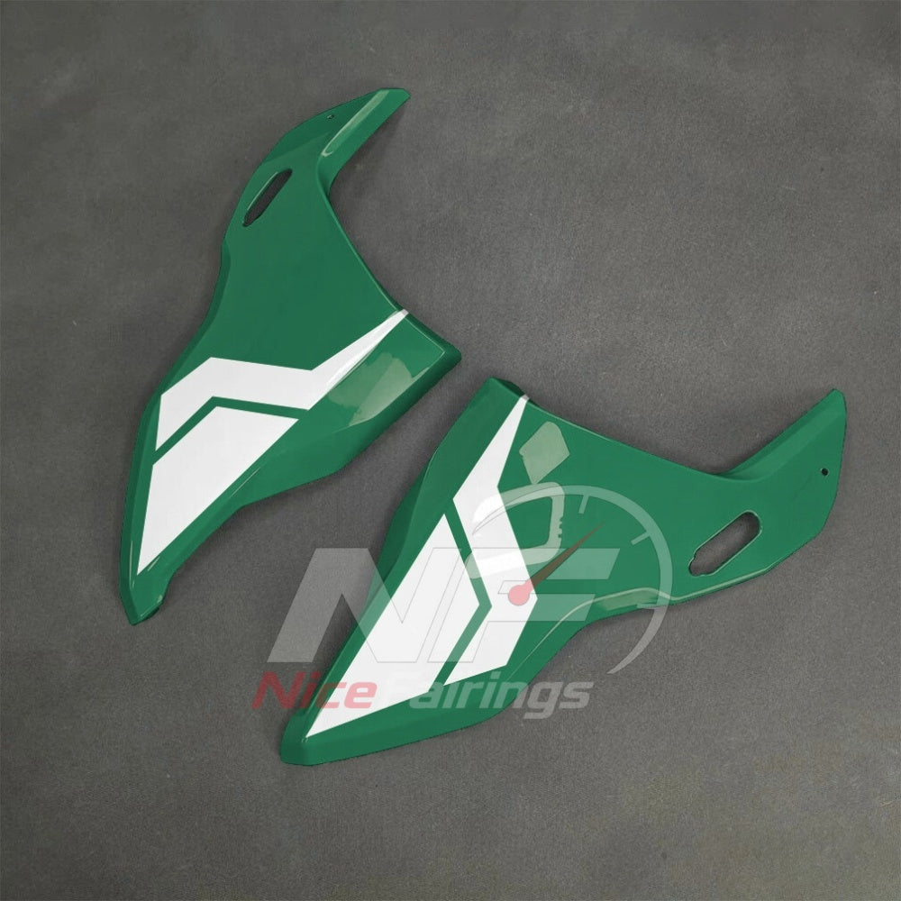 For BMW S1000RR 2025-2026 Green Black ABS Fairing Kit with Painted Bodywork and Replacement Panels | NiceFairings - side angle image