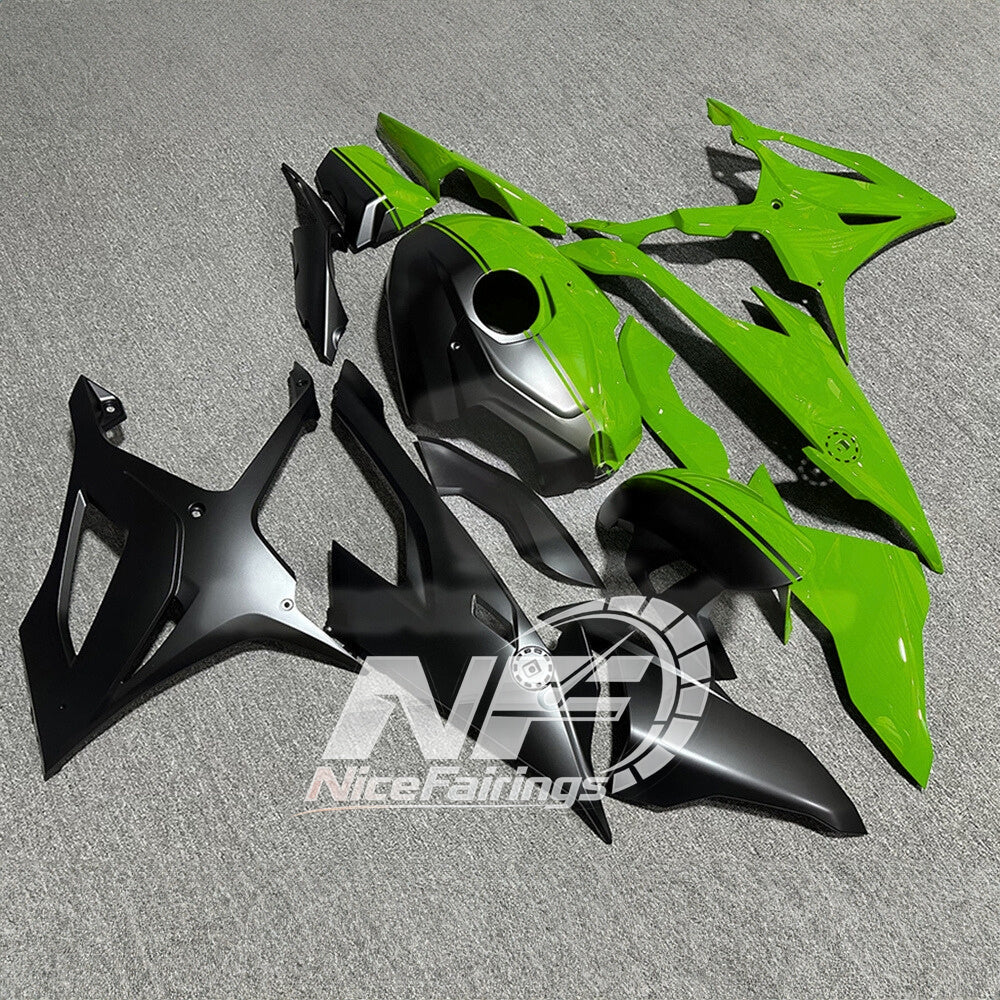For BMW S1000RR 2019-2022 Custom Graphics Motorcycle Fairing Kit, Aftermarket ABS Body Panels | NiceFairings - side angle image
