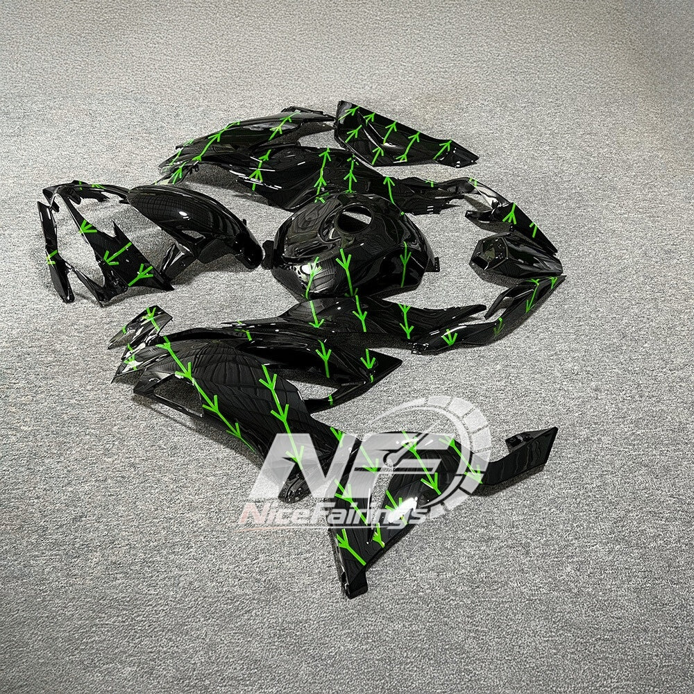 For Kawasaki ZX6R 636 Custom Painted ABS Body Kit Race Replica Signature Edition | NiceFairings - side angle image
