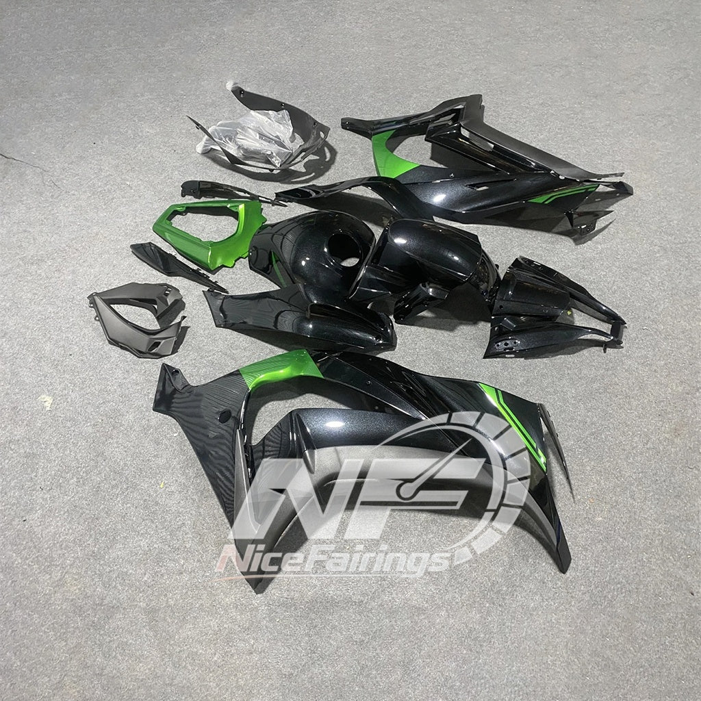 Ninja ZX10R 2011-2015 ABS Body Panels Fairing Set | NiceFairings - side angle image