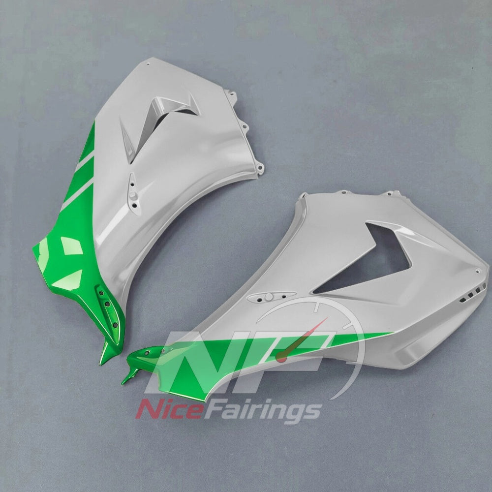 For Honda CBR1000RR-R 2024-2026 Green Black Custom Fairings with ABS Sportbike Plastics and Full Body Kit | NiceFairings - side angle image