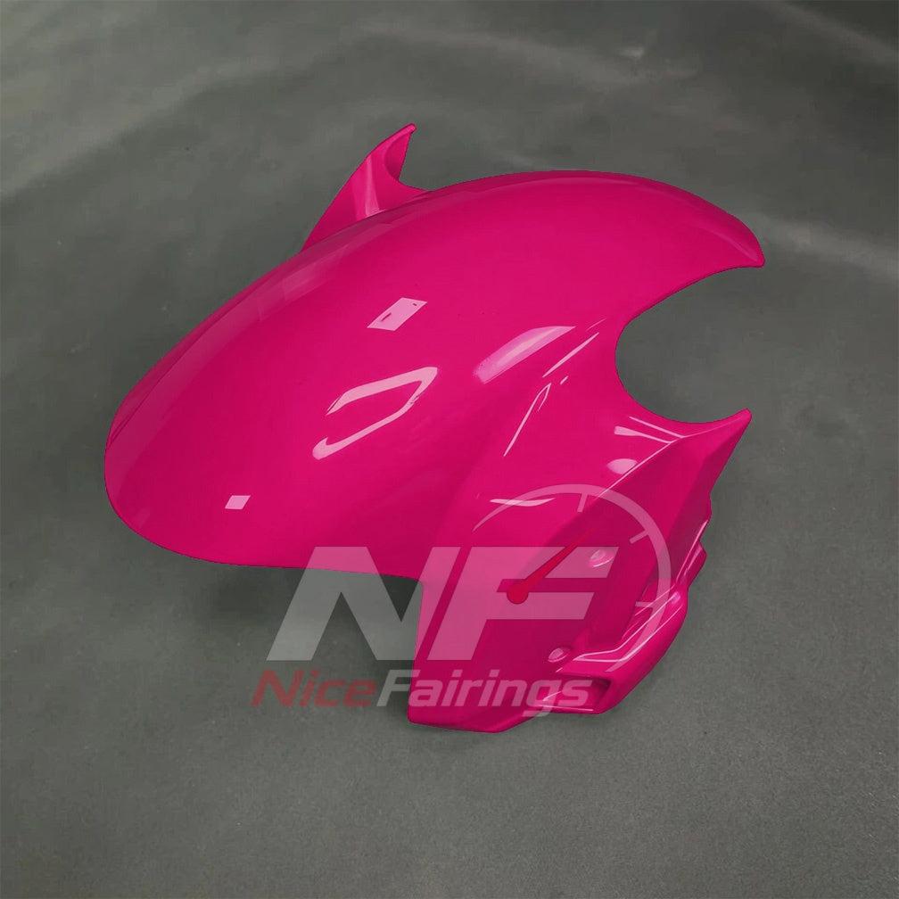 For BMW S1000RR 2025-2026 Purple Black Custom Fairings with ABS Sportbike Plastics and Full Body Kit | NiceFairings - side angle image