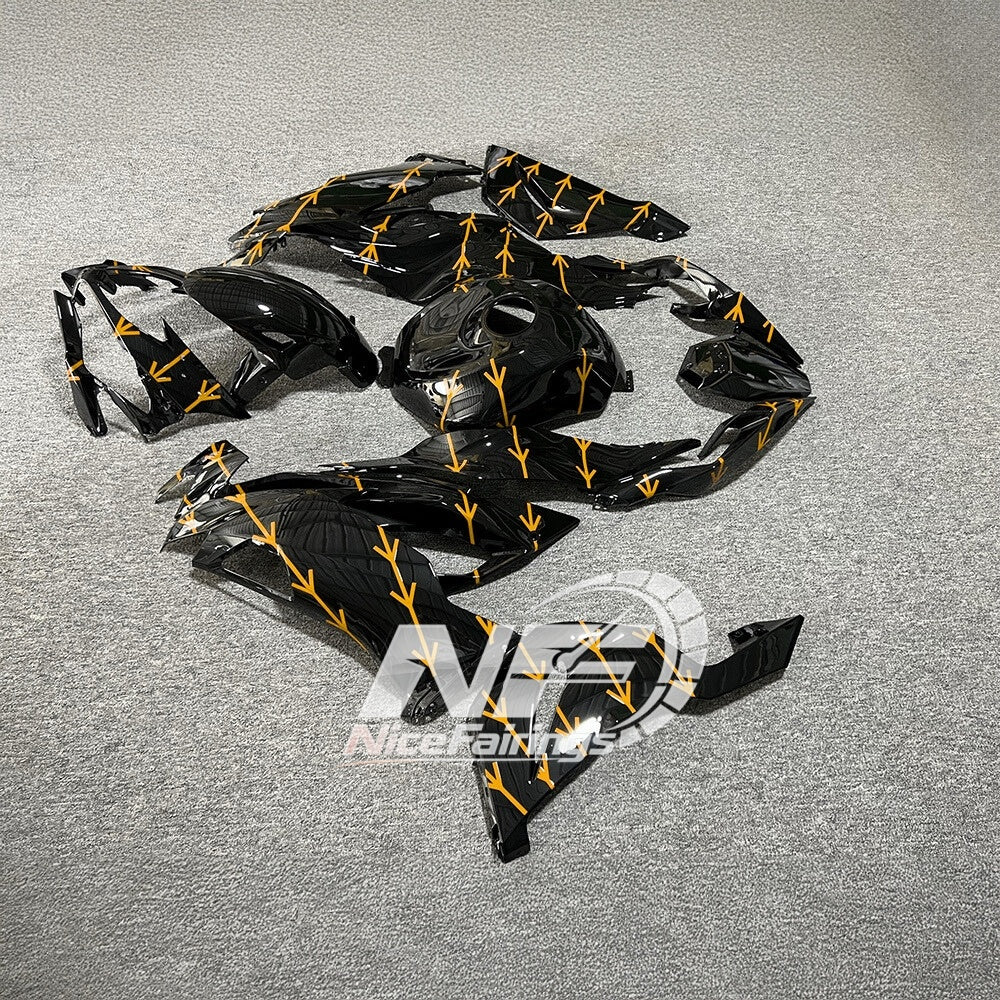 For Kawasaki ZX6R 636 2019-2023 ABS Fairing Kit Street Bodywork Signature Edition | NiceFairings - side angle image