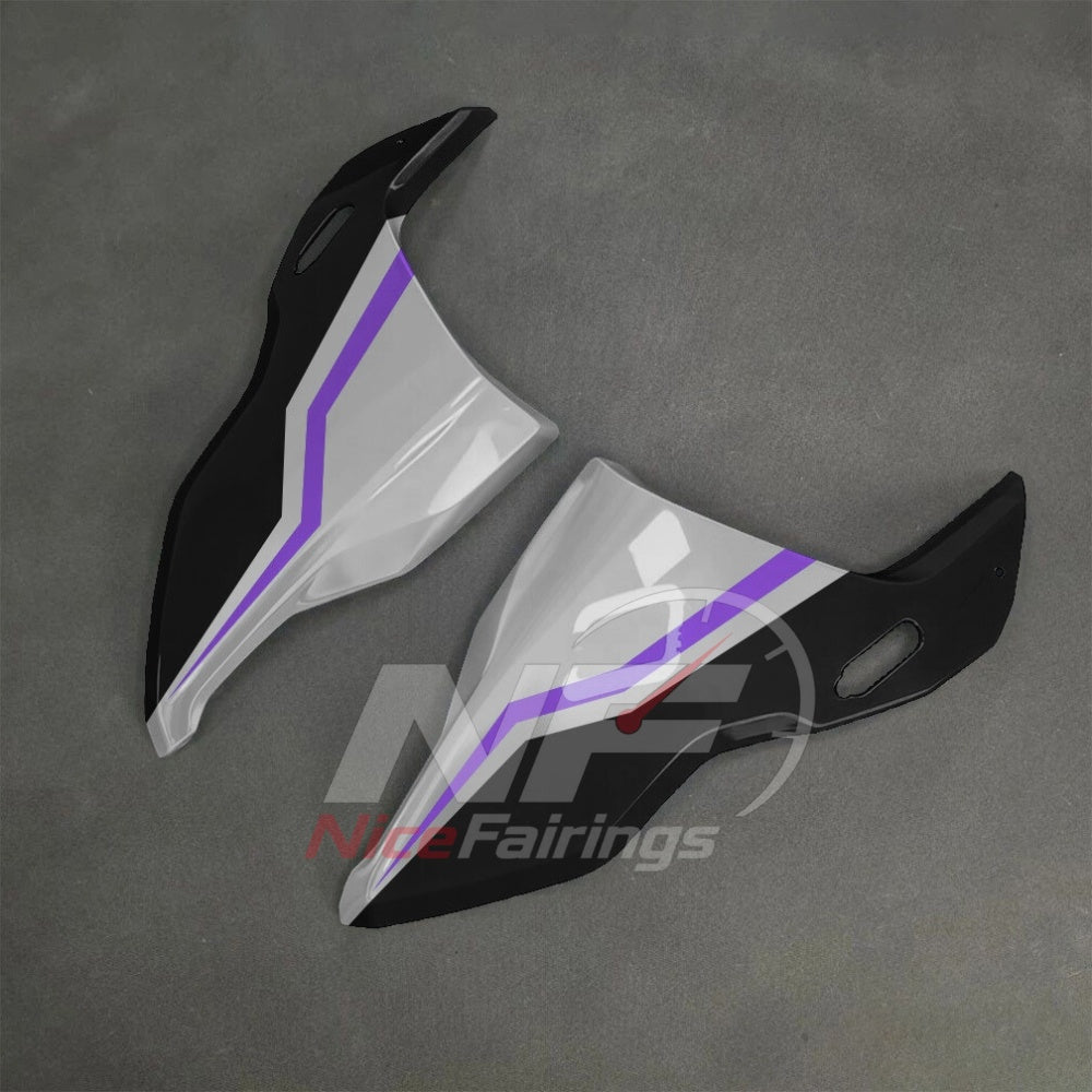 For BMW S1000RR 2025-2026 Purple Black Painted ABS Fairings with Complete Replacement Bodywork | NiceFairings - side angle image