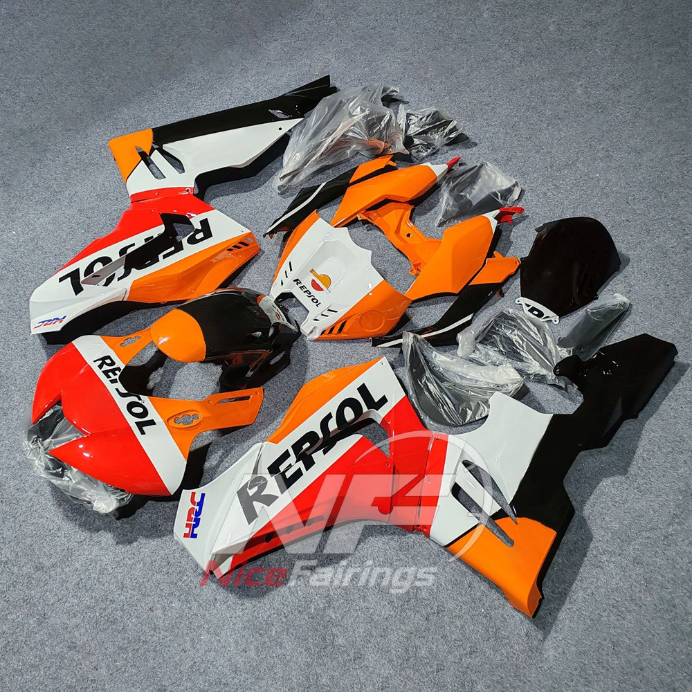 Repsol Orange White Black ABS fairing kit for Honda CBR1000RR-R 2020-2023, design W01-P10 - image 3