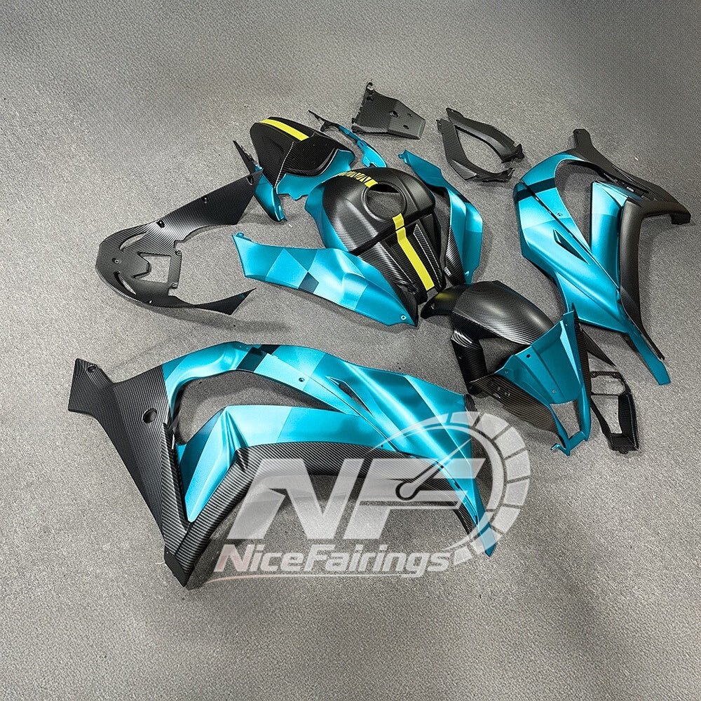 For KAWASAKI Ninja ZX10R 2011-2015 Replacement Fairing Kit | NiceFairings - side angle image