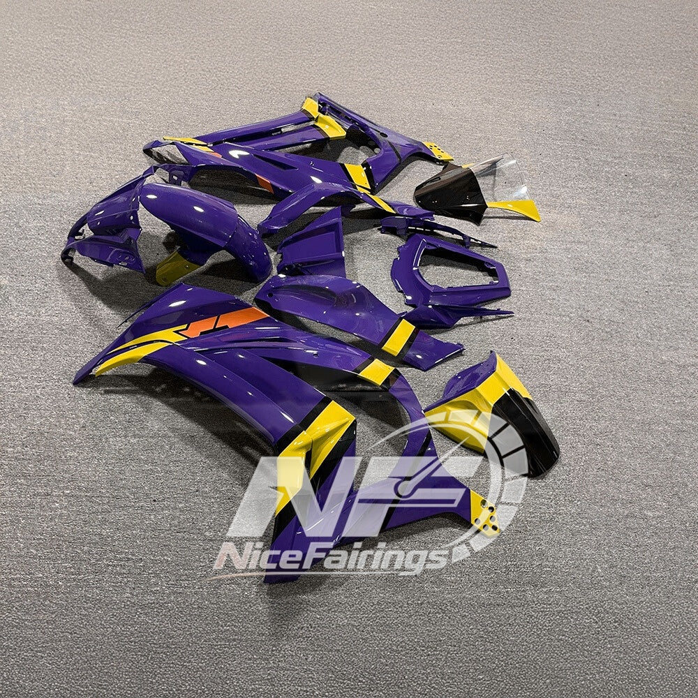 For KAWASAKI Ninja ZX10R 2011-2015 Replacement Fairing Kit | NiceFairings - side angle image