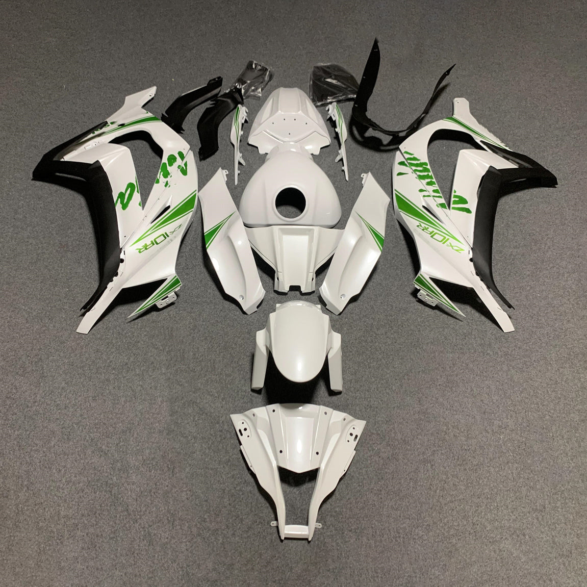 For KAWASAKI Ninja ZX10R 2011-2015 Complete Fairing Set | NiceFairings - side angle image