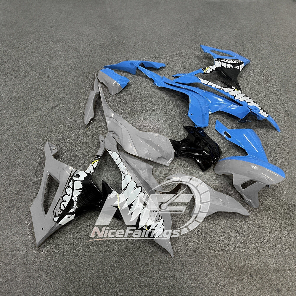 For BMW S1000RR 2019-2022 Race Replica Custom Painted ABS Body Kit With Tank Cover | NiceFairings - side angle image