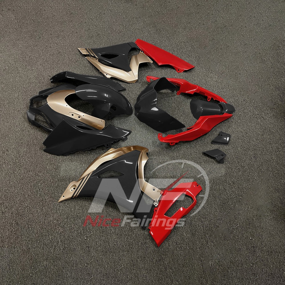 For Suzuki GSXR1000 K17 2017-2026 K17 Painted ABS Fairings Red Black Complete Bodywork | NiceFairings - side angle image